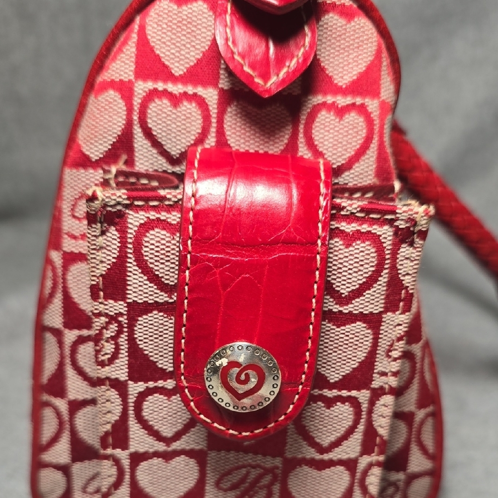 Brighton Red Heart Satchel - Picture 13 of 16